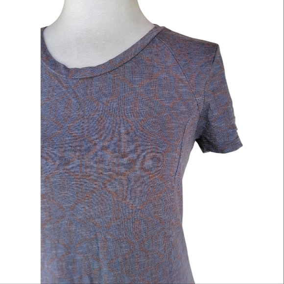 Toad & Co Geometric Print Heathered Organic Cotton Tencel Blend Pockets Small - Picture 4 of 8